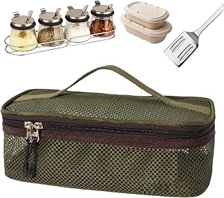 Camping Storage Bag Multifunctional Zippered Mesh Outdoor Organizer