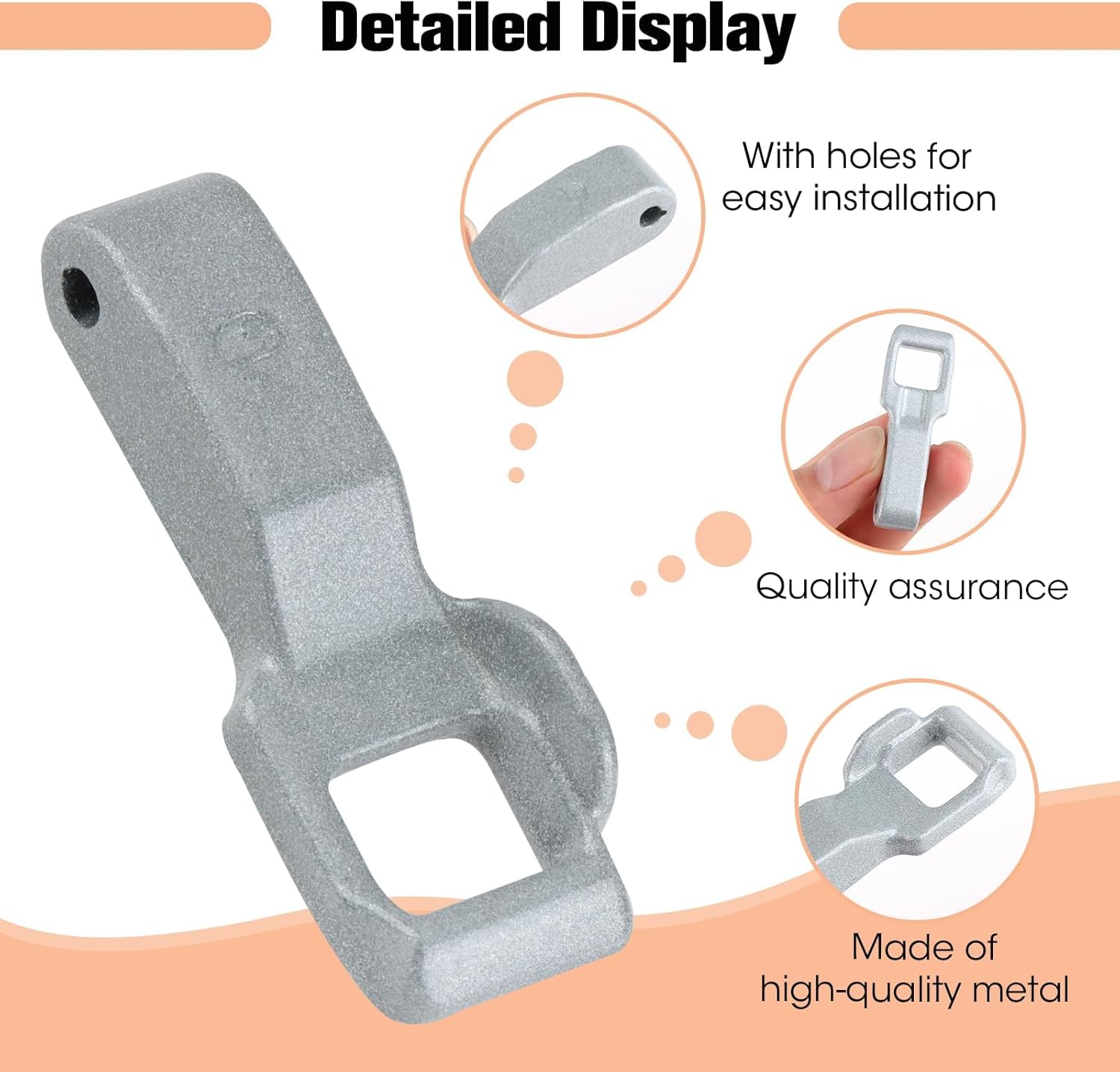 MFG63099101 Washer Door Lock Strik Replacement Part Compatible with Lg Kenmore Elite Kenmore Washing Machine Door Latch Hook Locker WM3170CW WM3670HVA