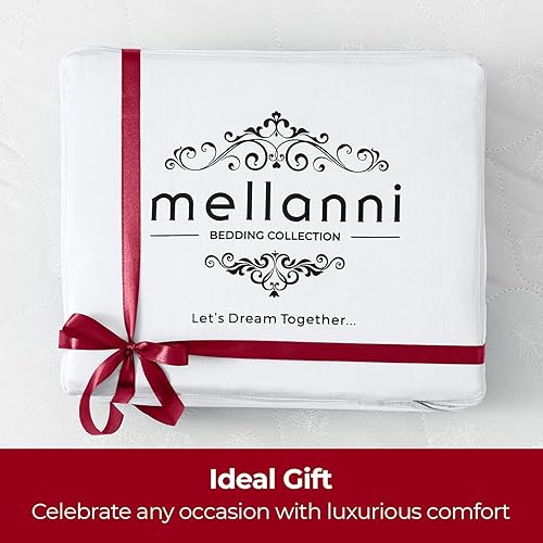 Miniatura 5 de Mellanni - Juego de sábanas infantiles de 3 piezas de algodón orgánico de fibra larga de 400 hilos, adecuado para colchones de hasta 16pulgadas