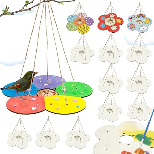 12 Pack Bird Feeder Craft Kits for Kids Ages 3-5