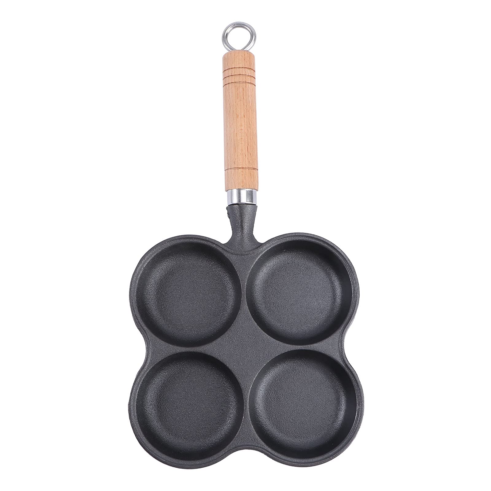 Omelette à Quatre Trous Pot D'oeufs Frits Mini Poêle à Oeufs Carré Antiadhésive