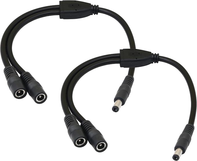 EZVIZ Câble D'Alimentation 10m DC 2.1x5.5mm Mâle-Femelle – Extension Caméra Surveillance Extérieur