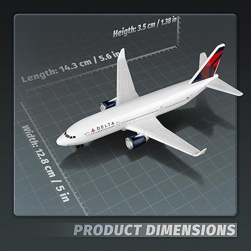 Miniatura 5 de Modelo Delta Plane - Avión 1400 para colecciones y exhibiciones