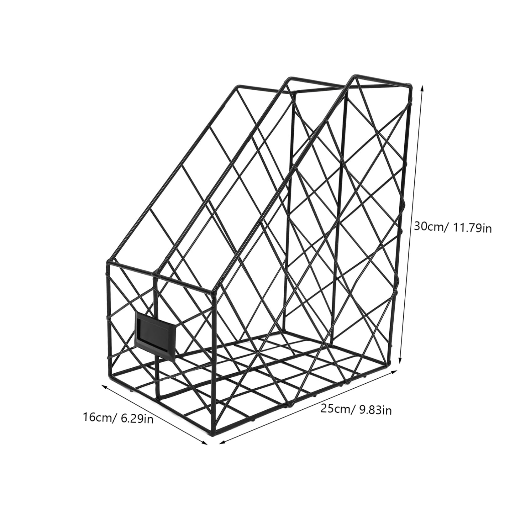 TEHAUX Organizador De Escritorio De Soporte Vertical para Libros y Documentos Estante Moderno para Oficina Rack Resistente y Espacioso para Archivos y Material De Estudio