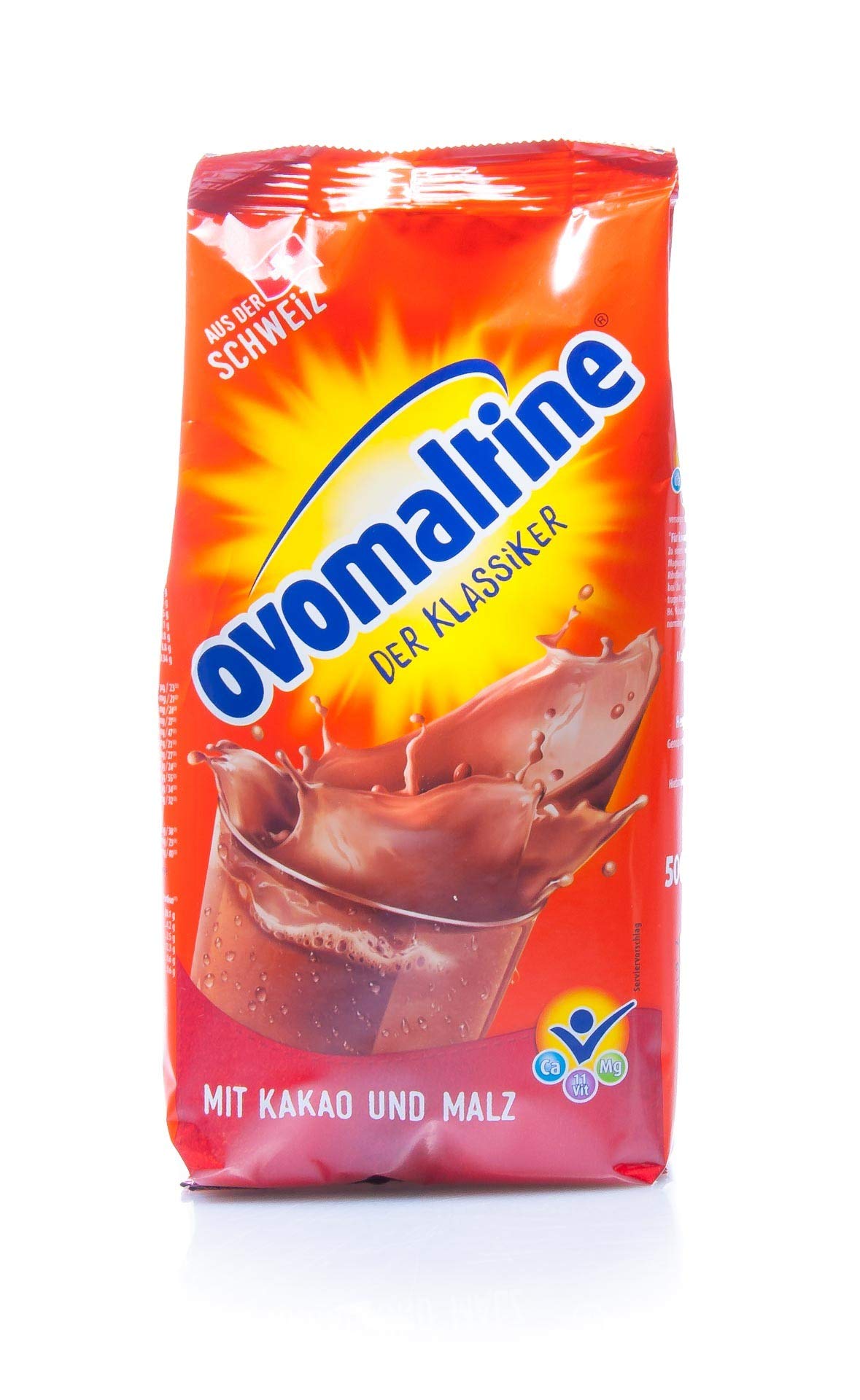 Ovomaltine Cocoa Powder, Refillable Pack, 500 g
