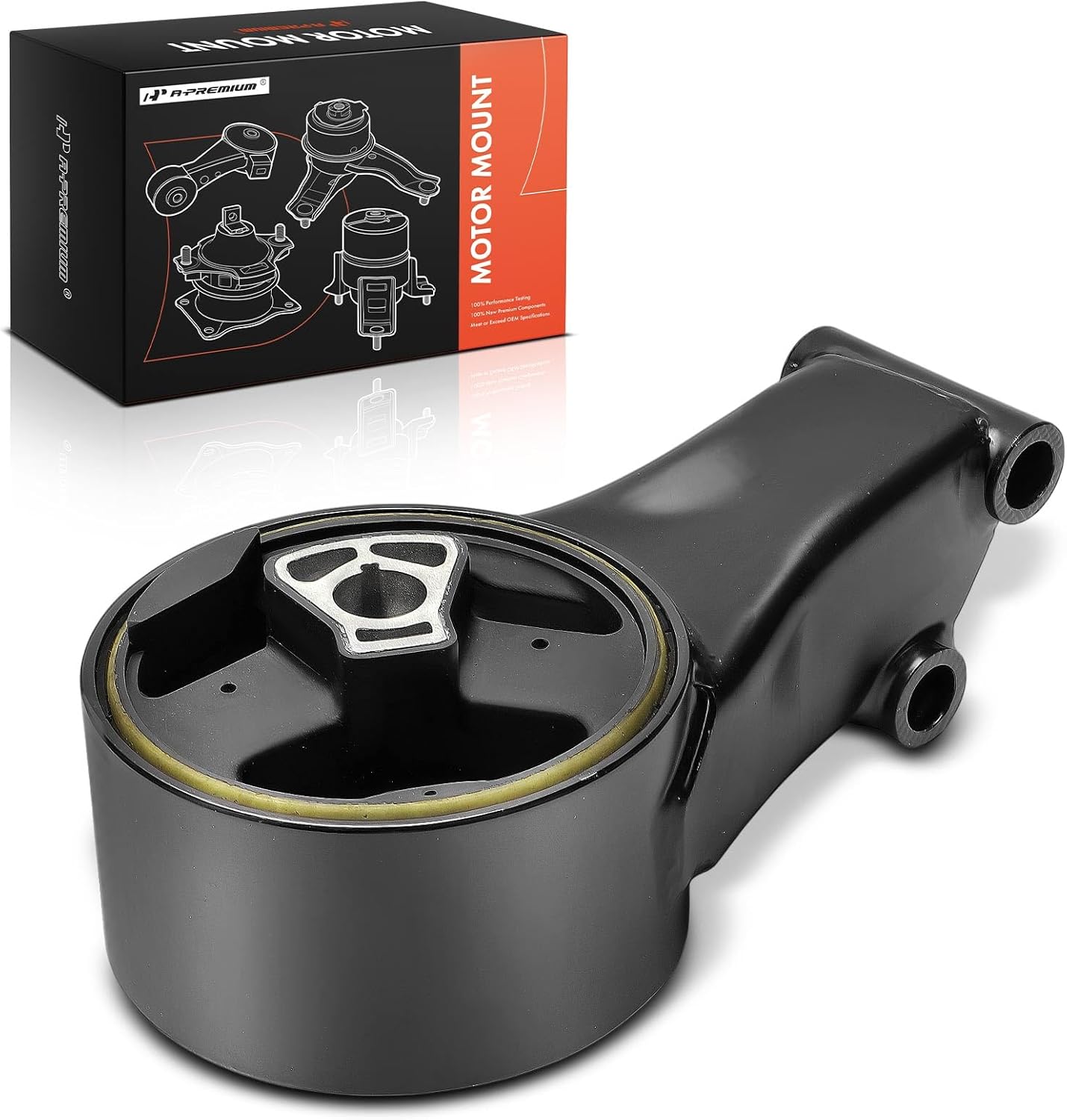 A-Premium Rear Side Transmission Mount Compatible with Chevrolet Malibu 2013-2015, Impala 2014-2020, Impala Limited 2014-2016, Orlando & Buick LaCrosse, Regal, Allure & Cadillac SRX, XTS & Saab 9-5