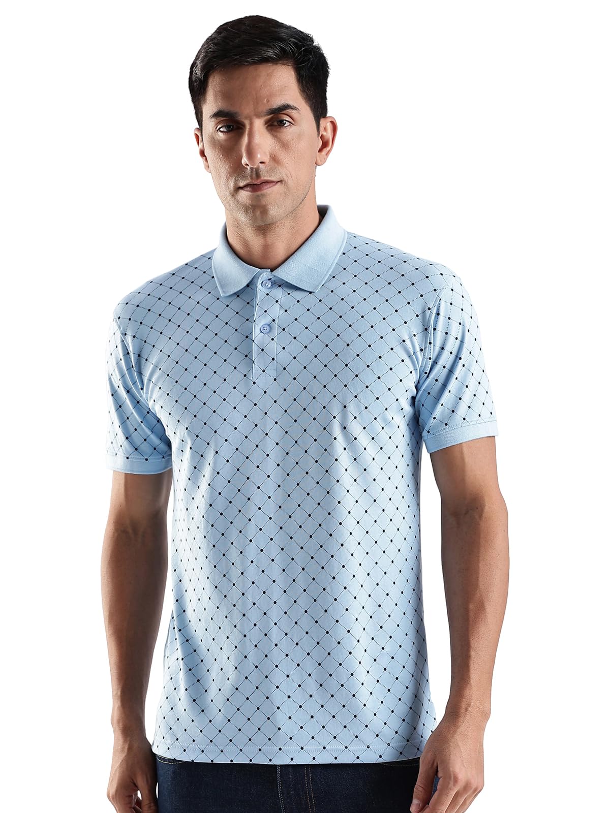 adro Polo T-Shirt for Men – 100% Cotton Soft Fabric | Regular Fit Polo Tshirt | All Over Printed Cotton Polo T Shirt for Men-picture-11