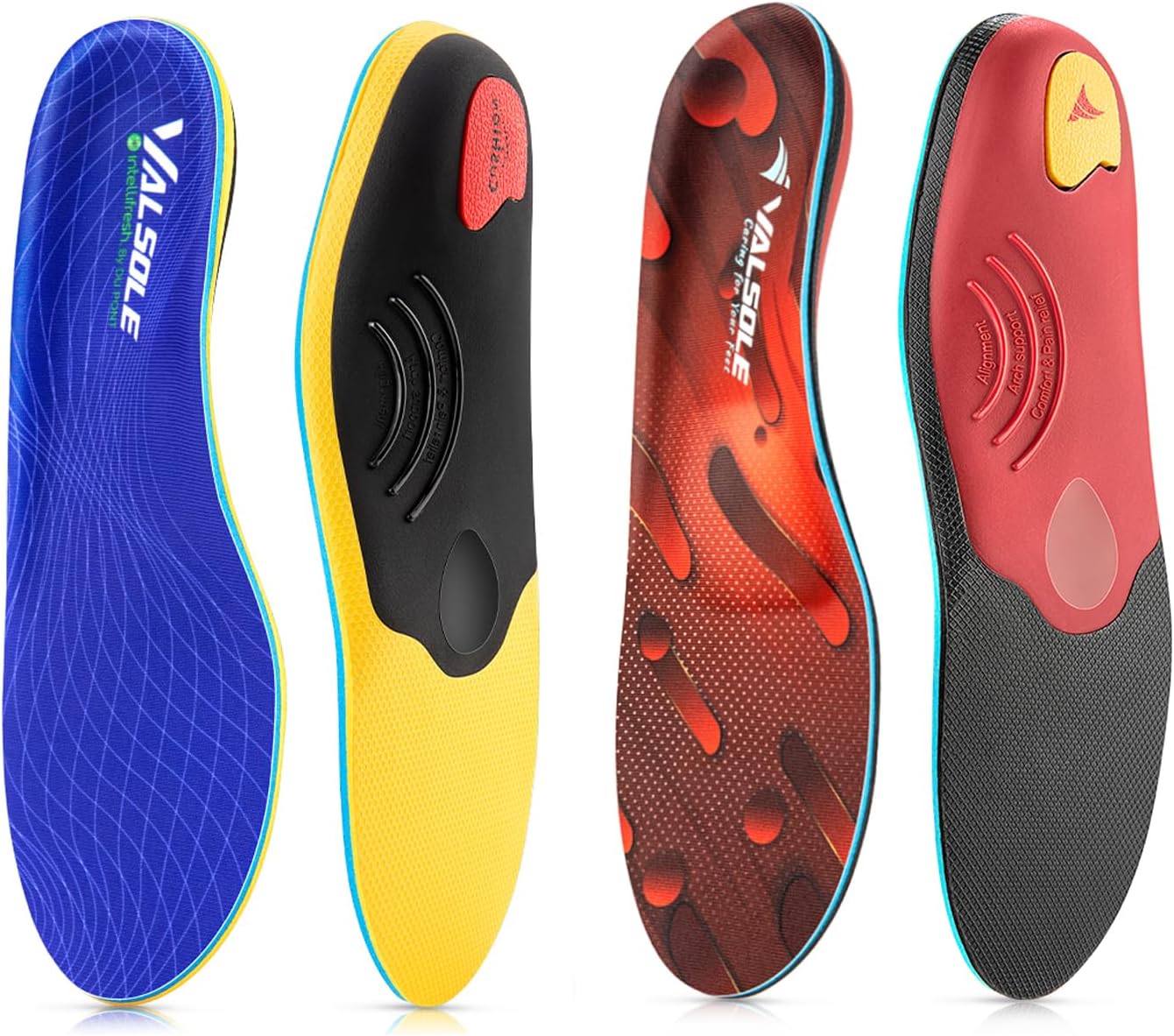 VALSOLE Heavy Duty Support Pain Relief Orthotics 220+ lbs