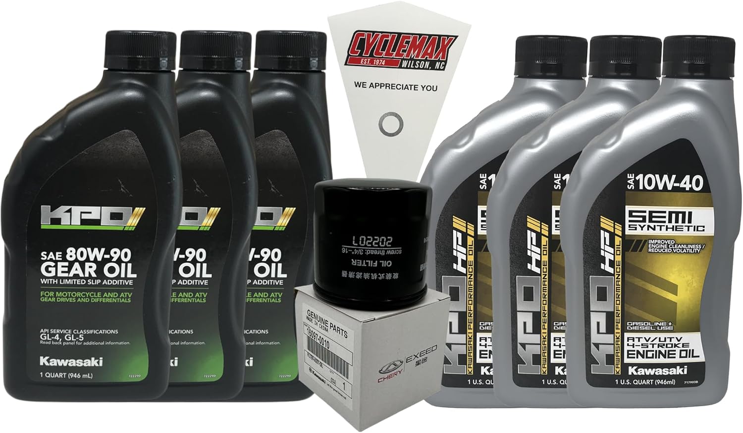 Full Service Kit Compatible with 2015-2023 Kawasaki Mule Pro FX FXT FXR