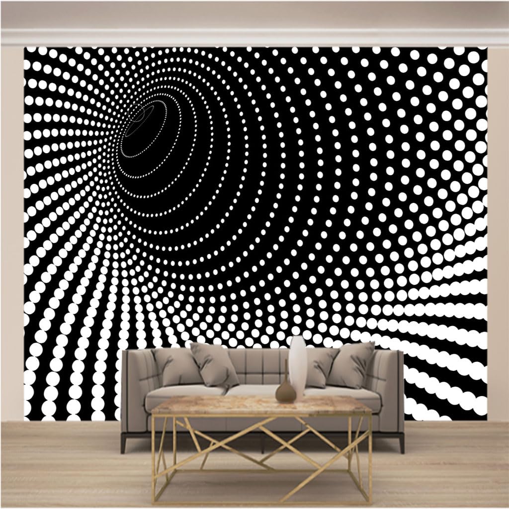 Papier peint 3D abstrait pour chambre et salon : créez une ambiance cosy XXL