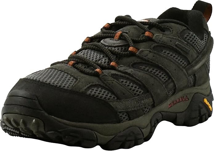 A photo of Merrell Men's Moab 2 Waterproof Hiking Shoe.