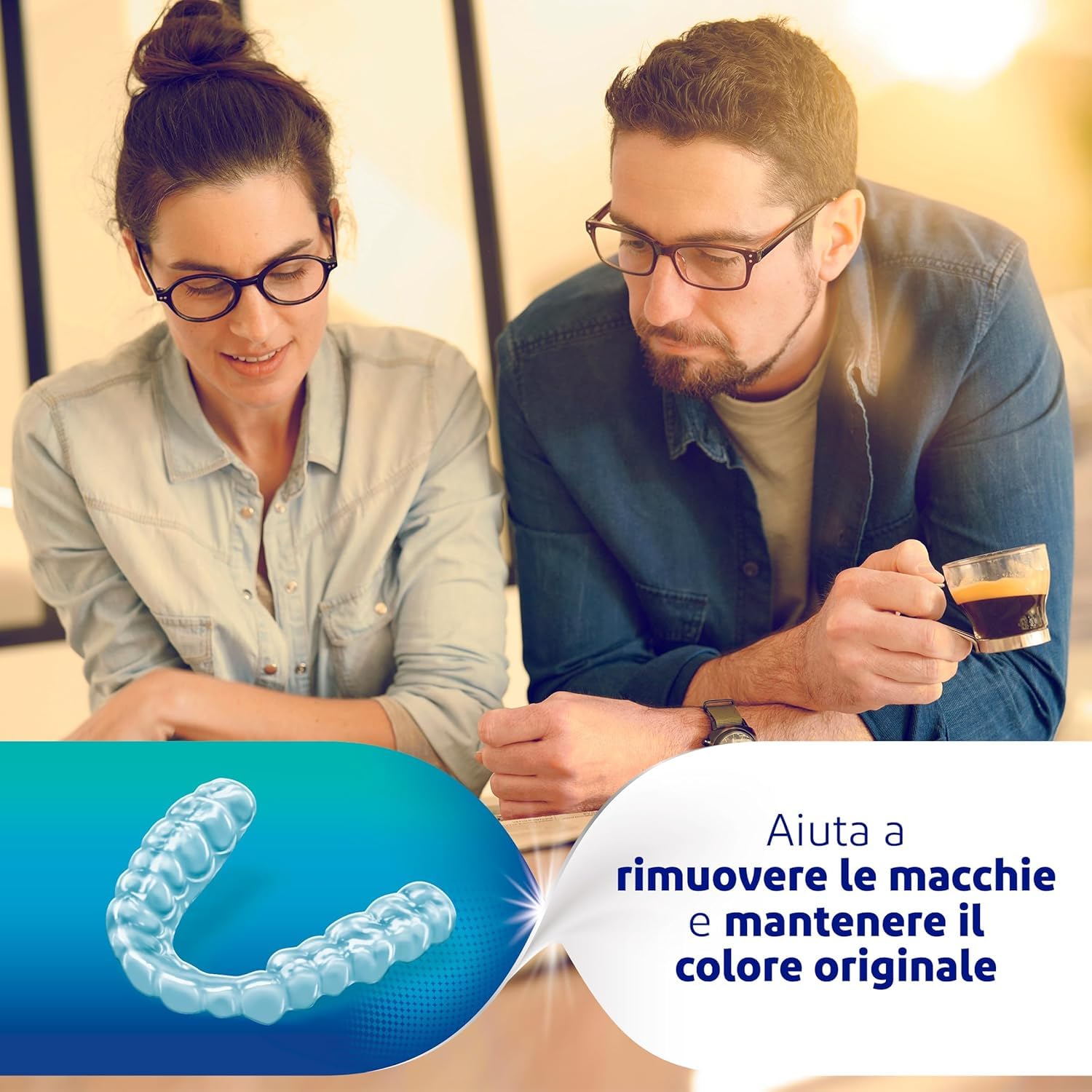 Polident Apparecchi & Bite, Pulitore per Protesi Dentale, Allineatori, Paradenti Sportivi, Bite Anti Bruxismo, Pacco da 6x30 compresse