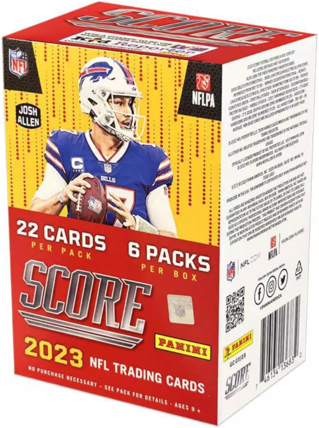 2023 Panini Score Football Trading Card Blaster Box - 132 Football Cards - Look for Rookie Cards of Bryce Young, CJ Stroud, Will Levis, and More!!