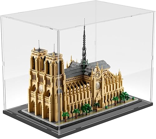 Vista 114 de Choowin Vitrina de acrílico para Lego Infinity Gauntlet 76191 para Lego Gauntlet 76223 para Lego Display Estuches de acrílico transparente grueso