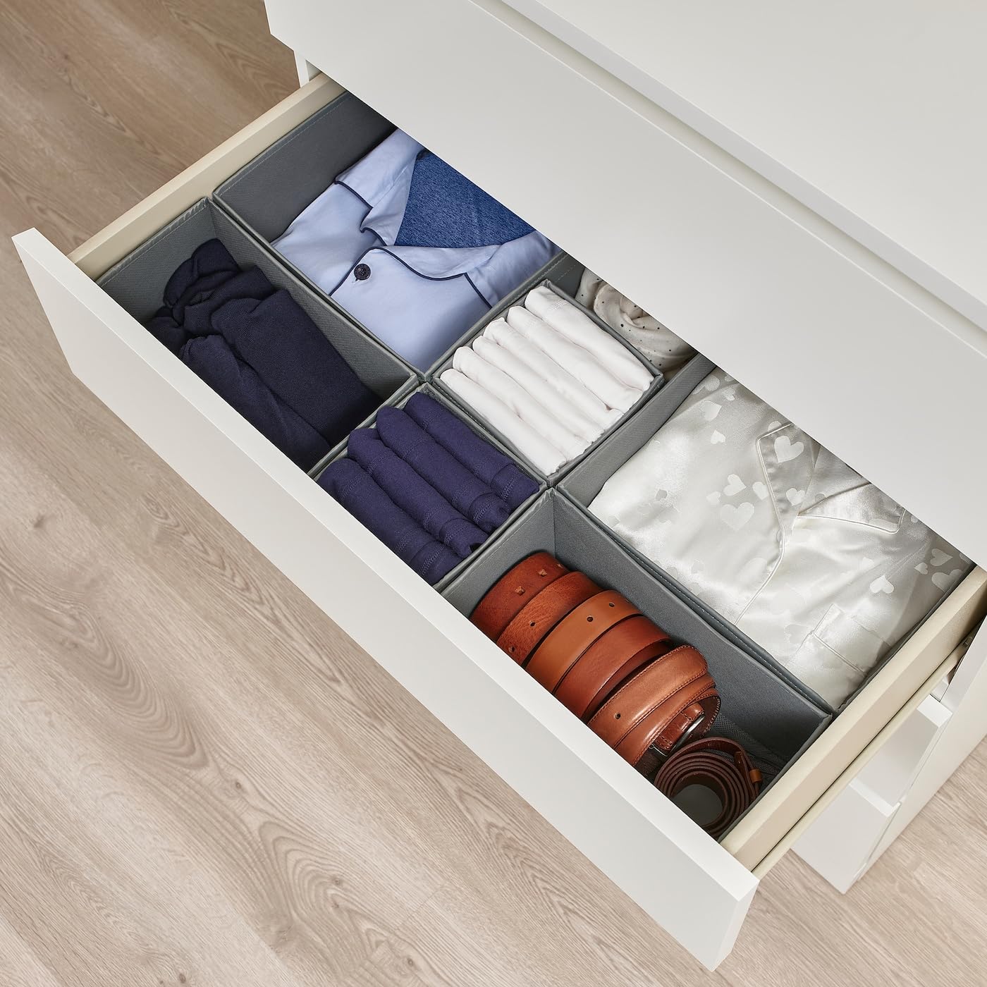 イケア SKUBB 6個セット 502.903.61 Ikea SKUBB Box, Set of 6, [Dark Grey] : Amazon.ca: Home