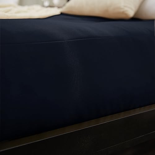 Miniatura 7 de Poly Solid - Colchón de futón completo, 5 pulgadas, color azul marino