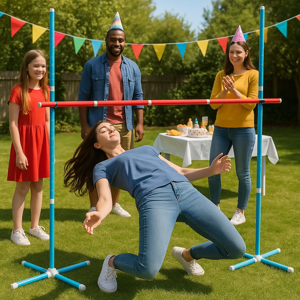 Quickdraw Géant Plastique Limbo Jardin Jeu Extérieur Famille Fête Activité Amusant Enfants Soirées