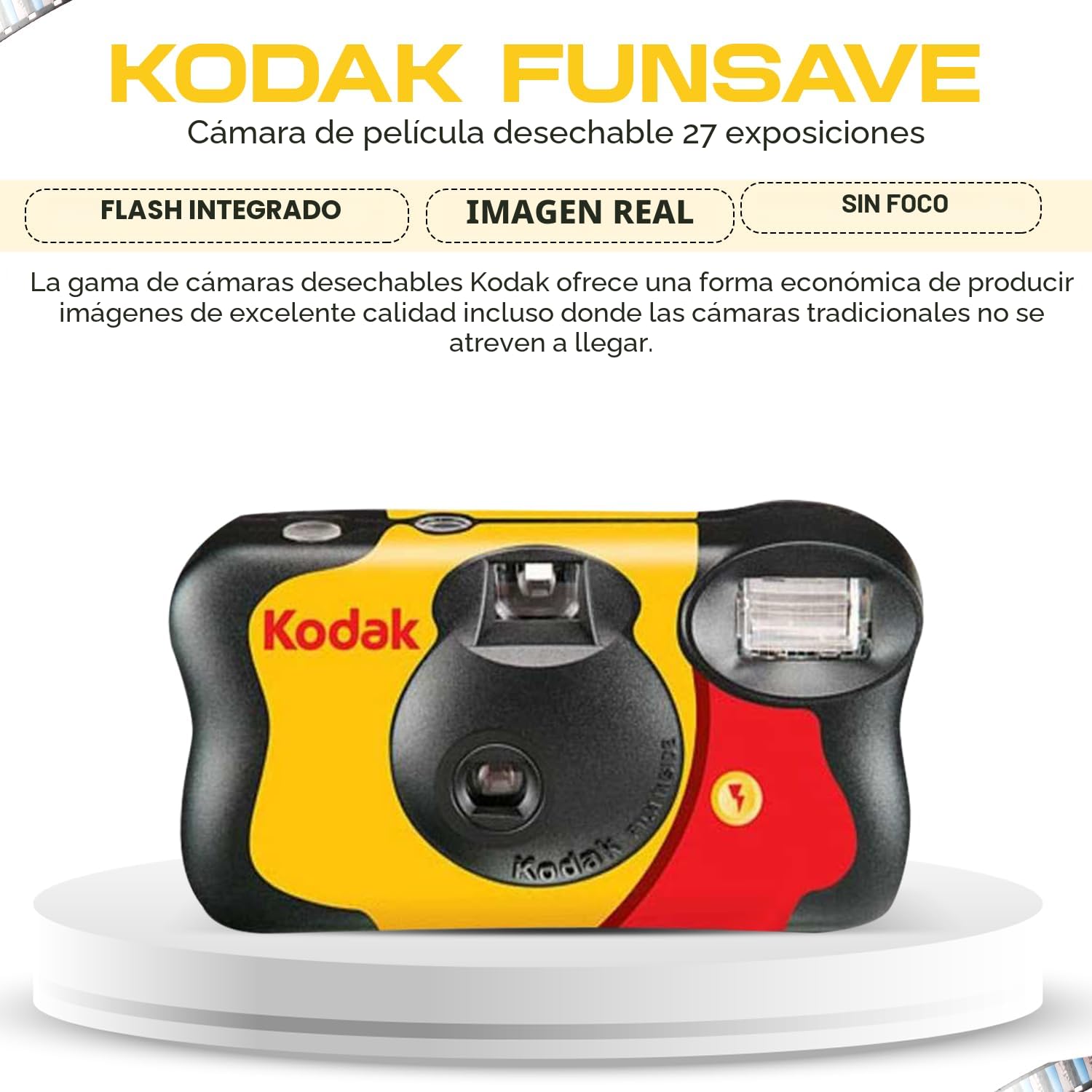 プリント付き　BOGOTÁ FUNSAVER Alec Soth Amazon.com: Kodak Funsaver - Cámara desechable en paquete de 7