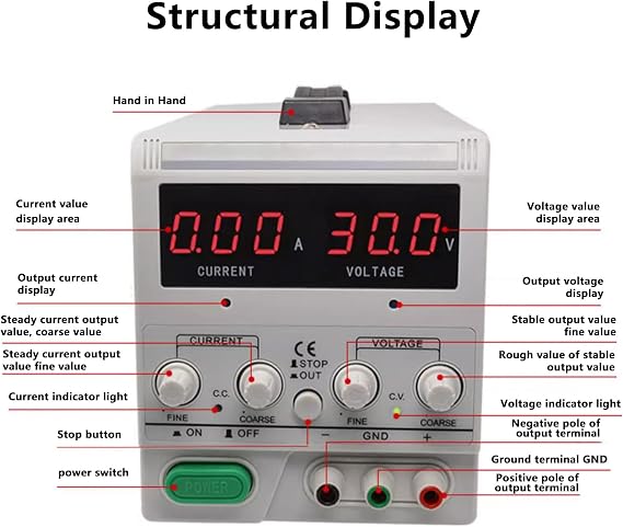 Jewelry Plating Machine, 30A 220V Rectifier for Electroplating Gold Silver Rhodium, Professional Solution for Jewelry Finishing