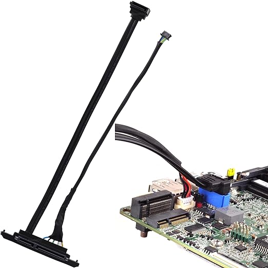 Cable SATA de 22 pines Deal4GO para Intel NUC 5/6/7, blanco miniatura 2