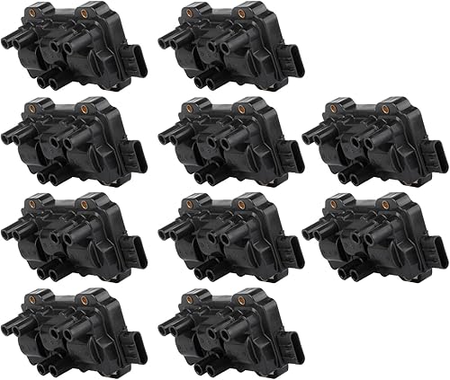 Miniatura 9 de SCITOO Paquete de 10 bobinas de encendido, para Saturn Vue 3.5L 2008-2010, para Pontiac G6 3.5L 2005-2010, para GMC Sierra 1500 4.3L 2007-2013, para