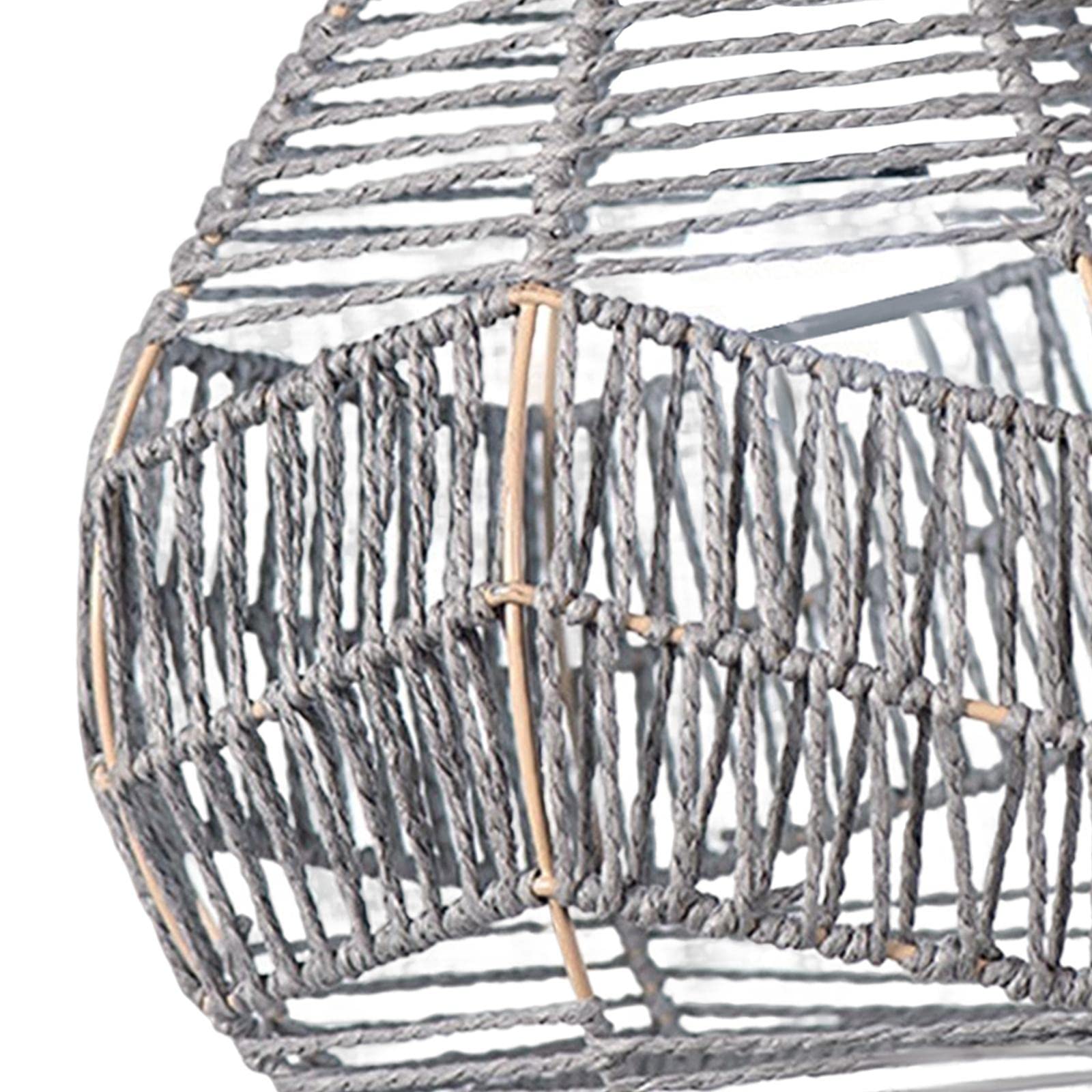 Club Bollywood®Woven Lamp Shade Decor Rustic Lampshade for Dining Room Hotel Kitchen Island Grey|Home & Garden | Lamp Shades|1 Lamp Shade-image-49