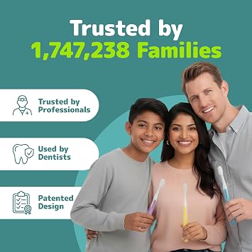 NIMBUS Extra Soft Toothbrushes (Regular Size Head), Periodontist Design Tapered Bristles for Sensitive Teeth & Receding Gums (5 Pack, Colors May Vary)