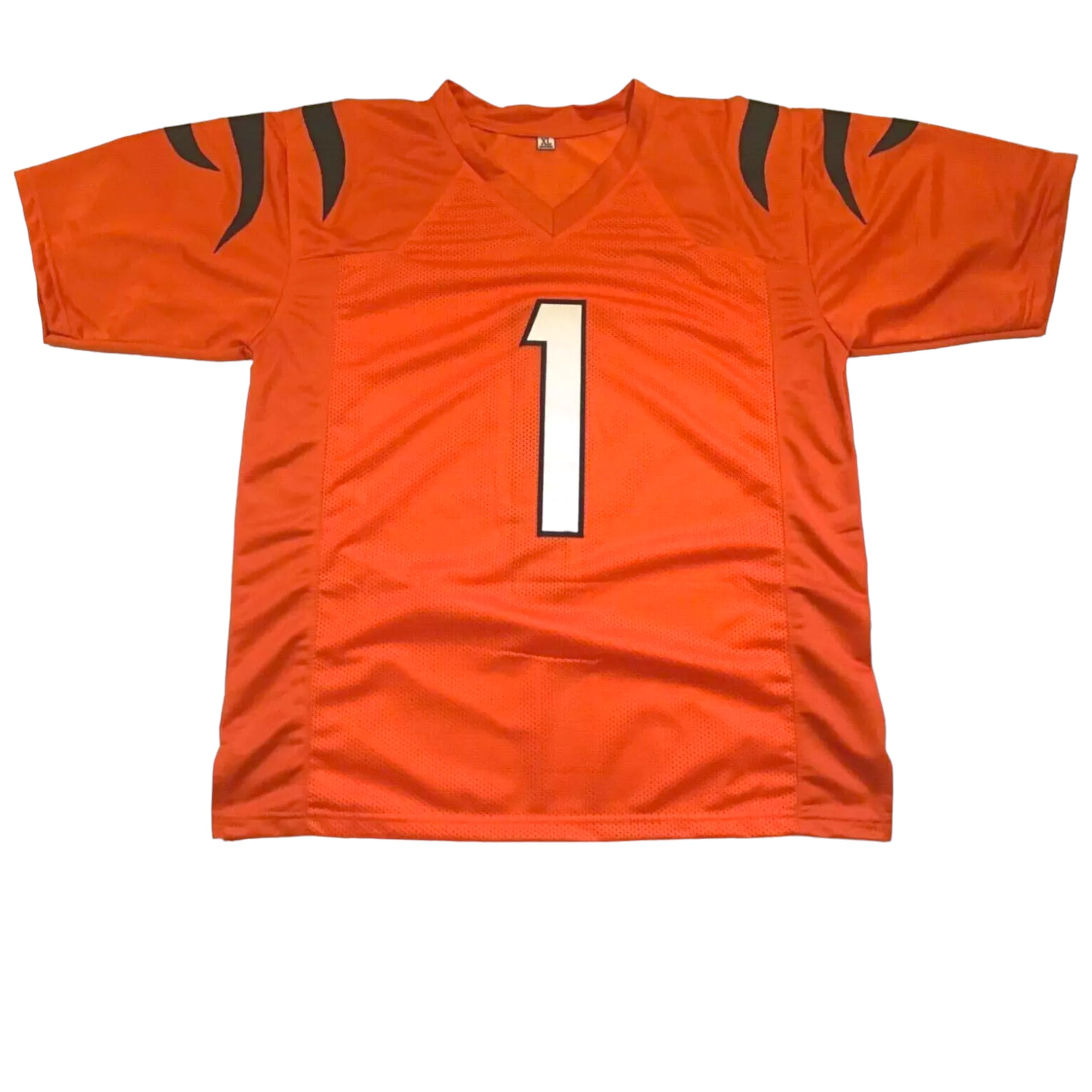 Ja'Marr Chase Orange Jersey Stitched Custom Football New No Brand/Logos Adult Sizes (US, Alpha, Medium, Regular, Regular, Orange)