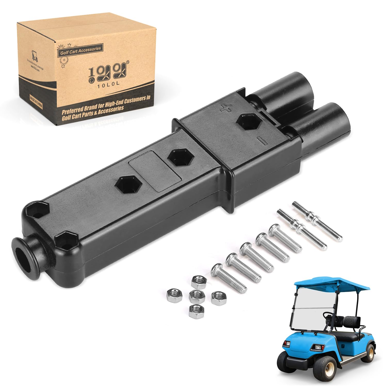 Amazon.com: 10L0L Golf Cart Battery Charger DC Plug Compatible