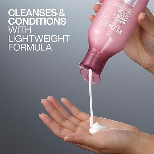 Miniatura 5 de Redken Volume Injection Shampoo & Conditioner Set For Fine Hair - Adds Lift & Body, Volumizing & Detangling Without Weighing Down, Paraben-Free