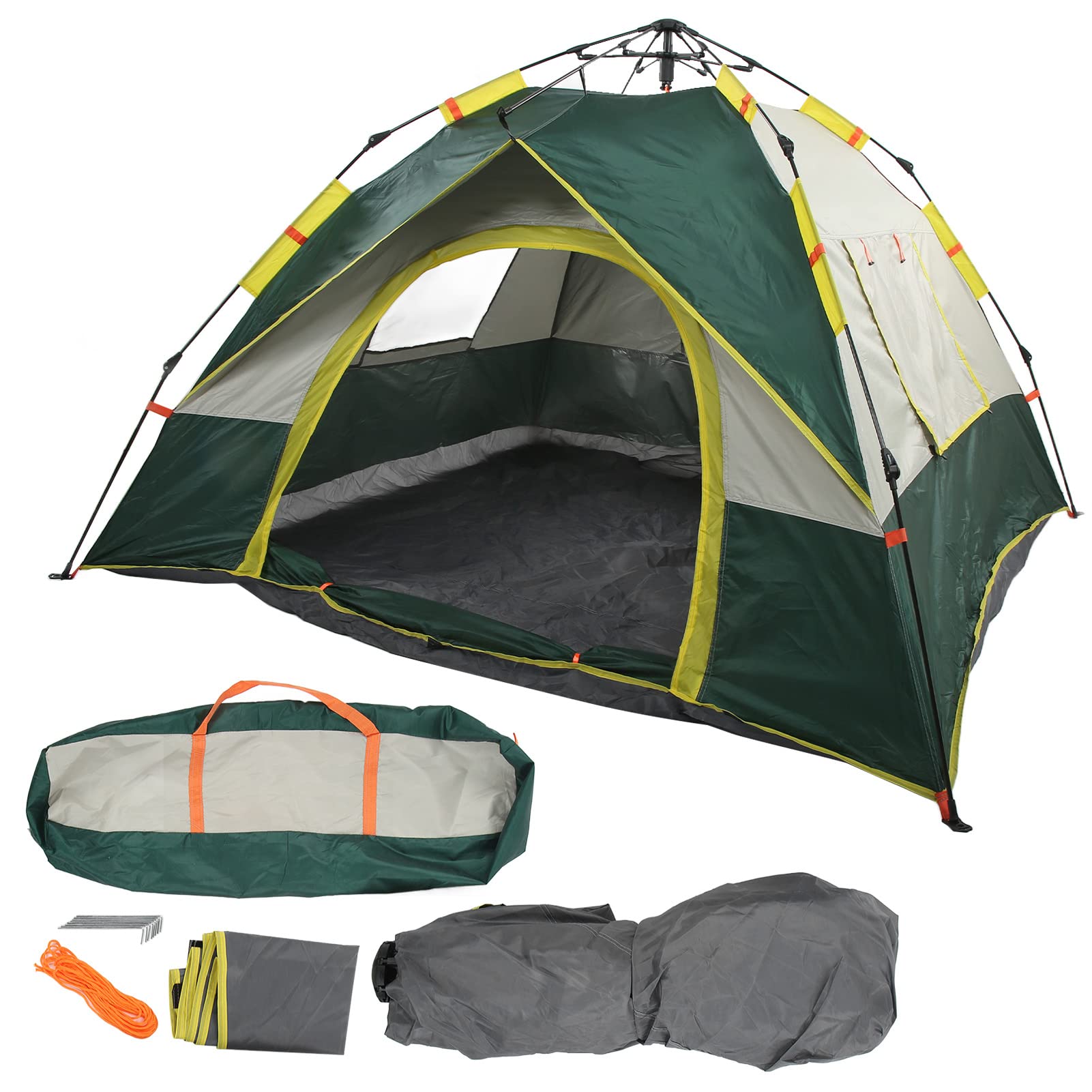 GGZONE Campingzelt, hohes Zelt, großer Raum, einfach zu bedienen, 3 Winddicht, für Camping Beautiful Scenery Sport & Freizeit