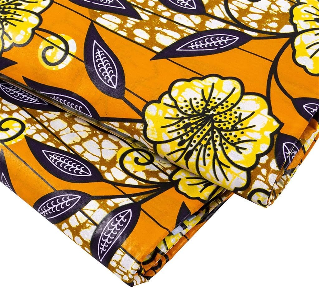 African National Batik Printed Fabric Cotton Sided Geometric Cloth Wax