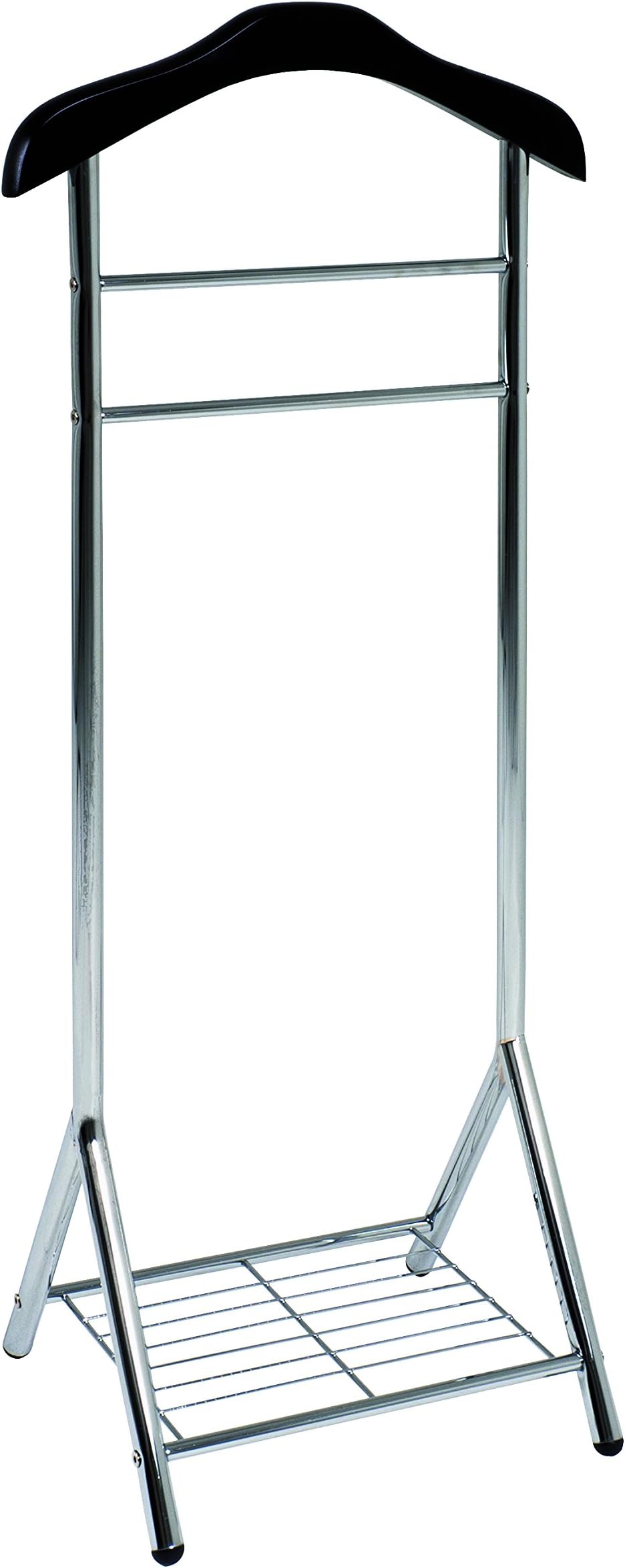 HAKU Furniture Men´s Valet, Chrome-Black, W: 45 x D: 31 x H: 111 cm