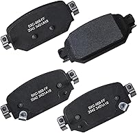 Vista 25 de Pastillas de freno traseras cerámicas Bendix Premium SBC1337 para Cadillac CTS 2014-2008, SRX 2016-2010, Chevrolet Camaro 2015-2010, Saab 9-4X 2011