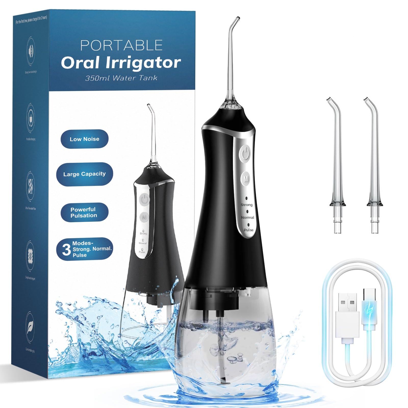 Irrigador Bucal Dental Profesional De Agua A Presión, Inalámbrico