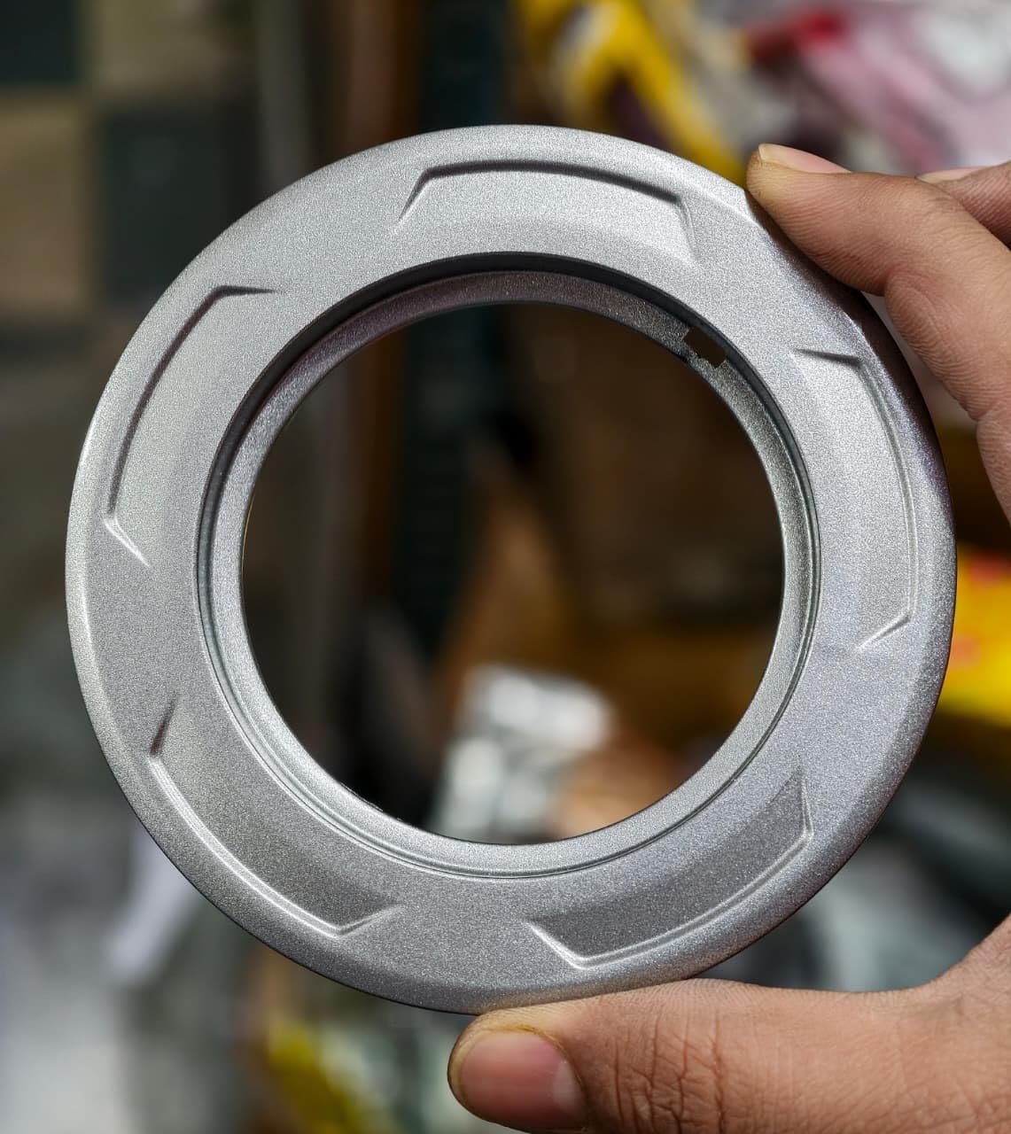 NS PVC Tank Cap Beading for yamaha fz16 old, Silver Finish, Motorcycle Fuel Tank Protector Ring (1Pc)-image-23