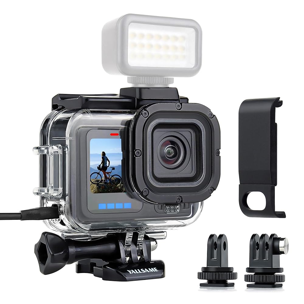 その他 gopro Amazon.com : YALLSAME Skeleton Case Side Open Housing for