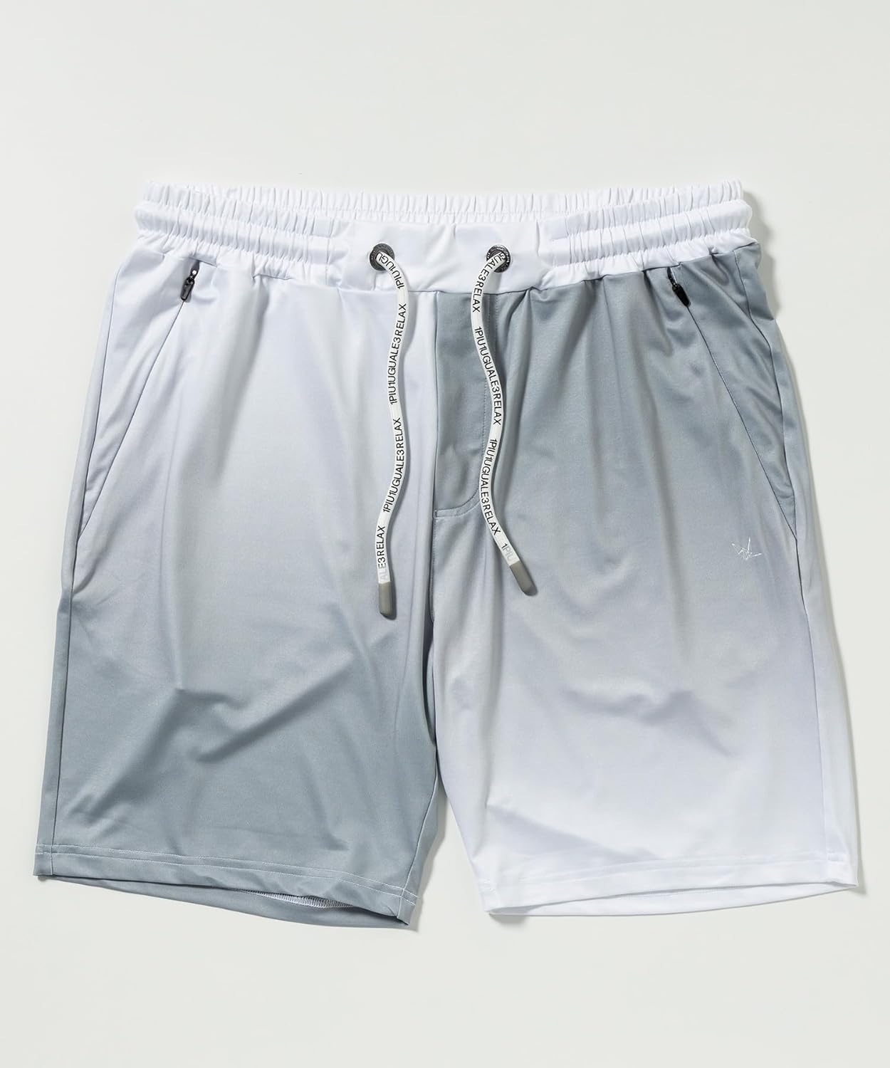 [1PIU1UGUALE3 RELAX] [ウノピゥウノウグァーレトレ リラックス] グラデーションラッシュガードショーツ whit