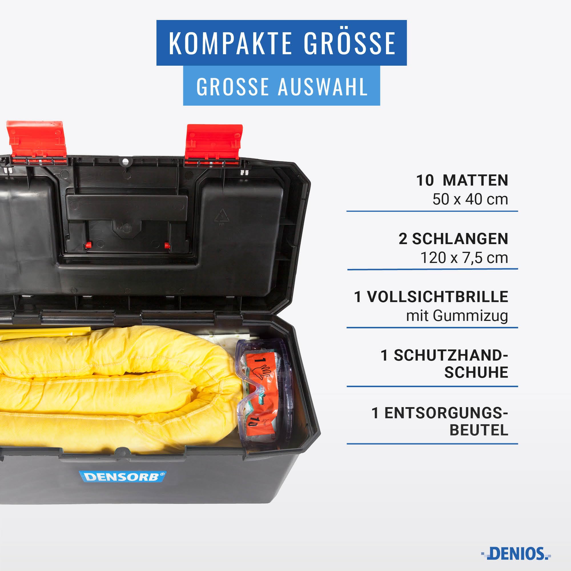 DENSORB Notfall-Set im Koffer Spezial