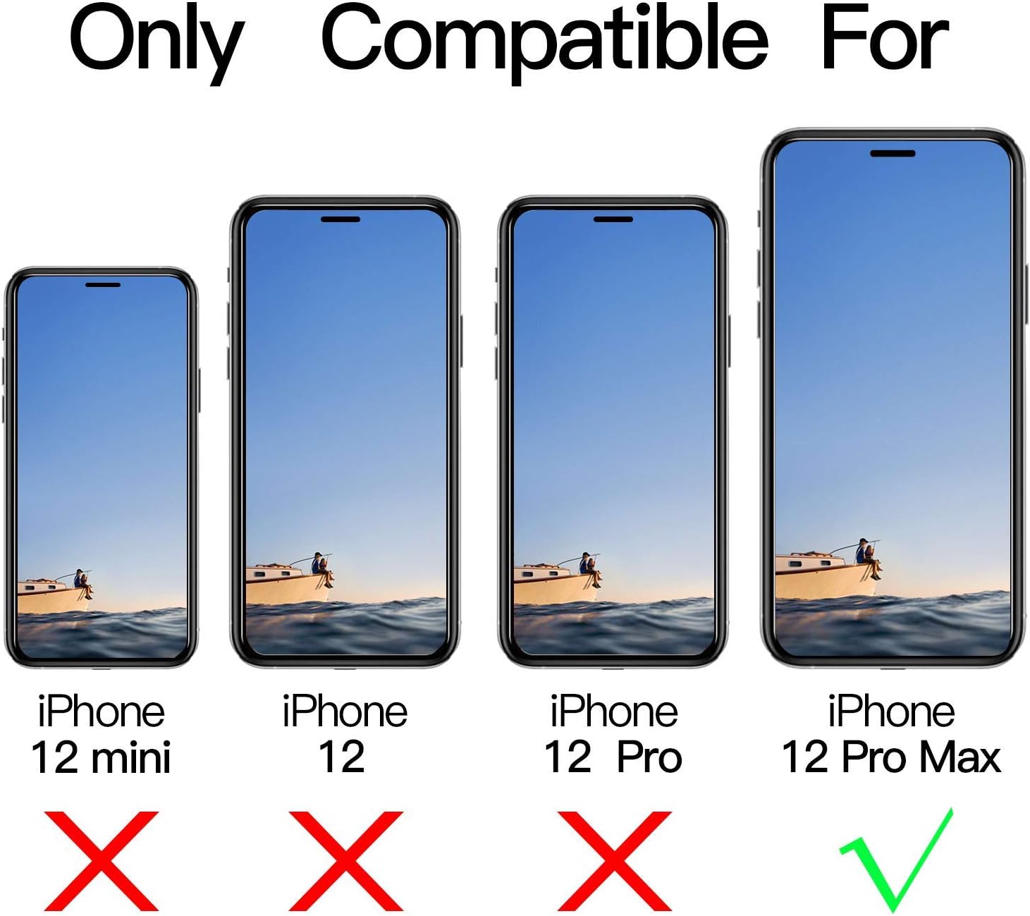 FOVAL Tempered Glass Compatible with iPhone 12 Pro Max Screen Protector 6.7 Inch 2020 (3 Pack) (Full Coverage), (Case Friendly) HD Glass Screen Protector for iPhone 12 Pro Max with Alignment Tool