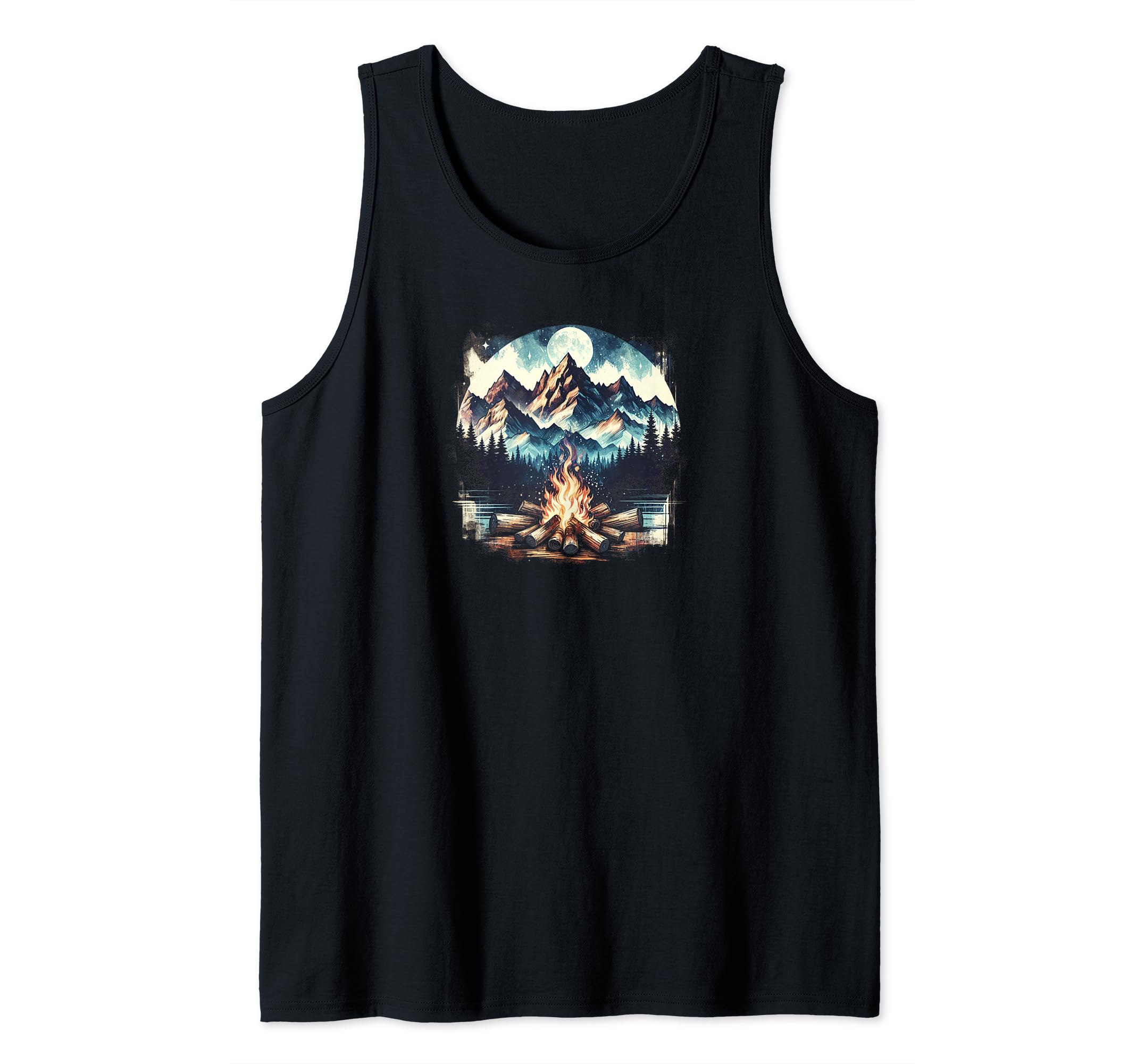 Mountain Campfire Tank Top