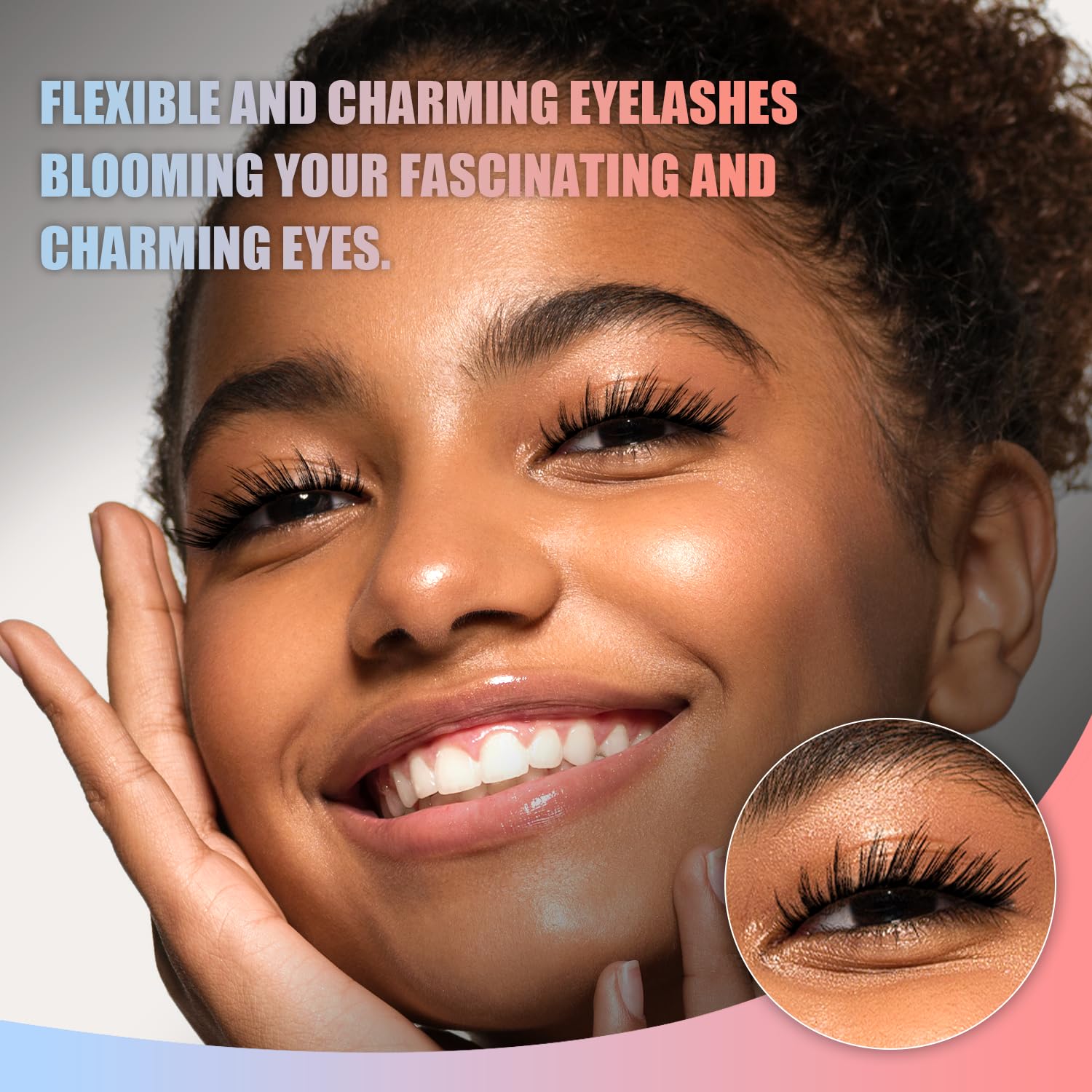 10-16mm L-Curl Lash Clusters, Manga Design image 5