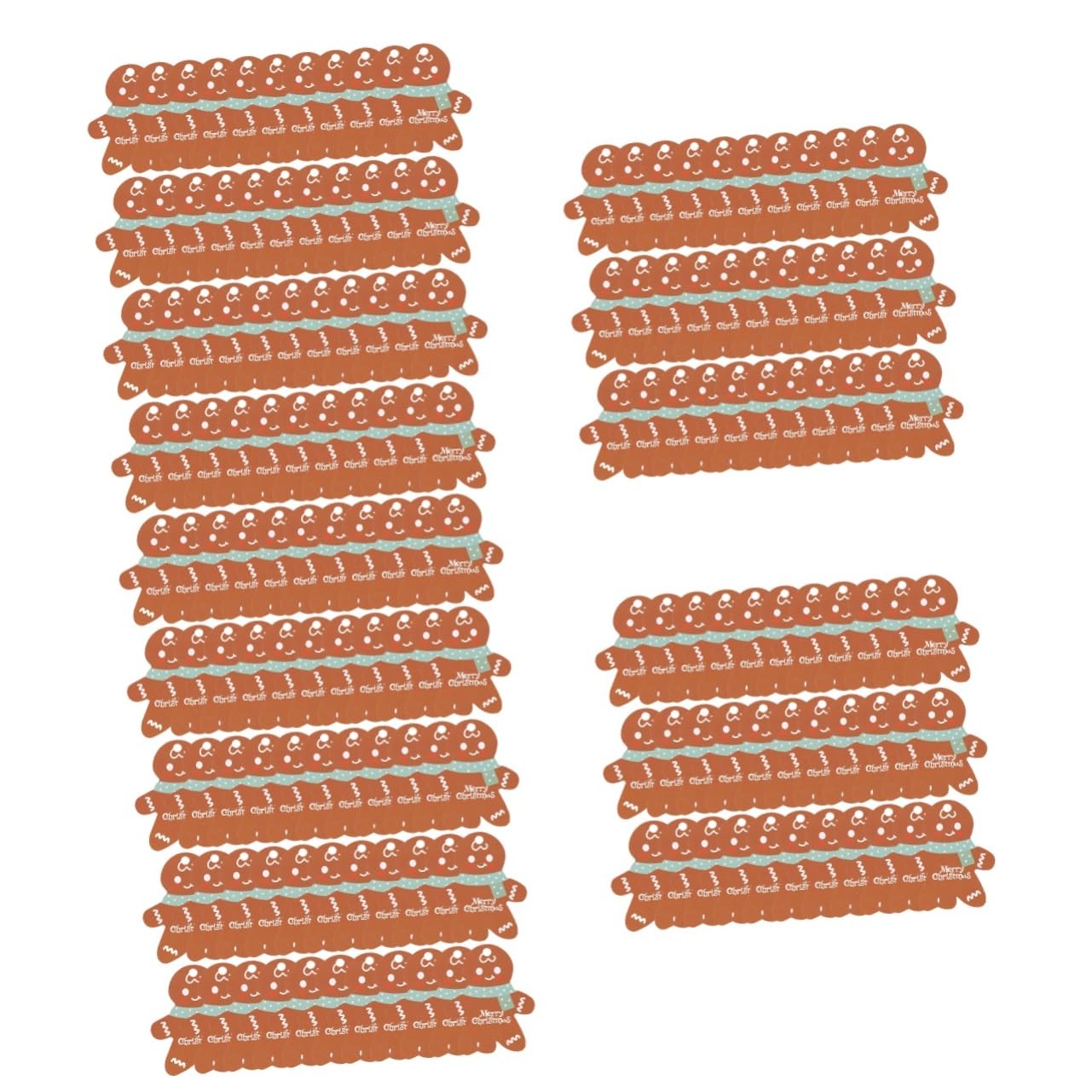 Beaupretty 500 Pièces Étiquette Étiquettes Faites À La Main Étiquettes De Cadeau Étiquette De Cadeau De Noël Étiquettes De Noël Pour Étiquettes De Bonhomme En D'Épice Fournitures