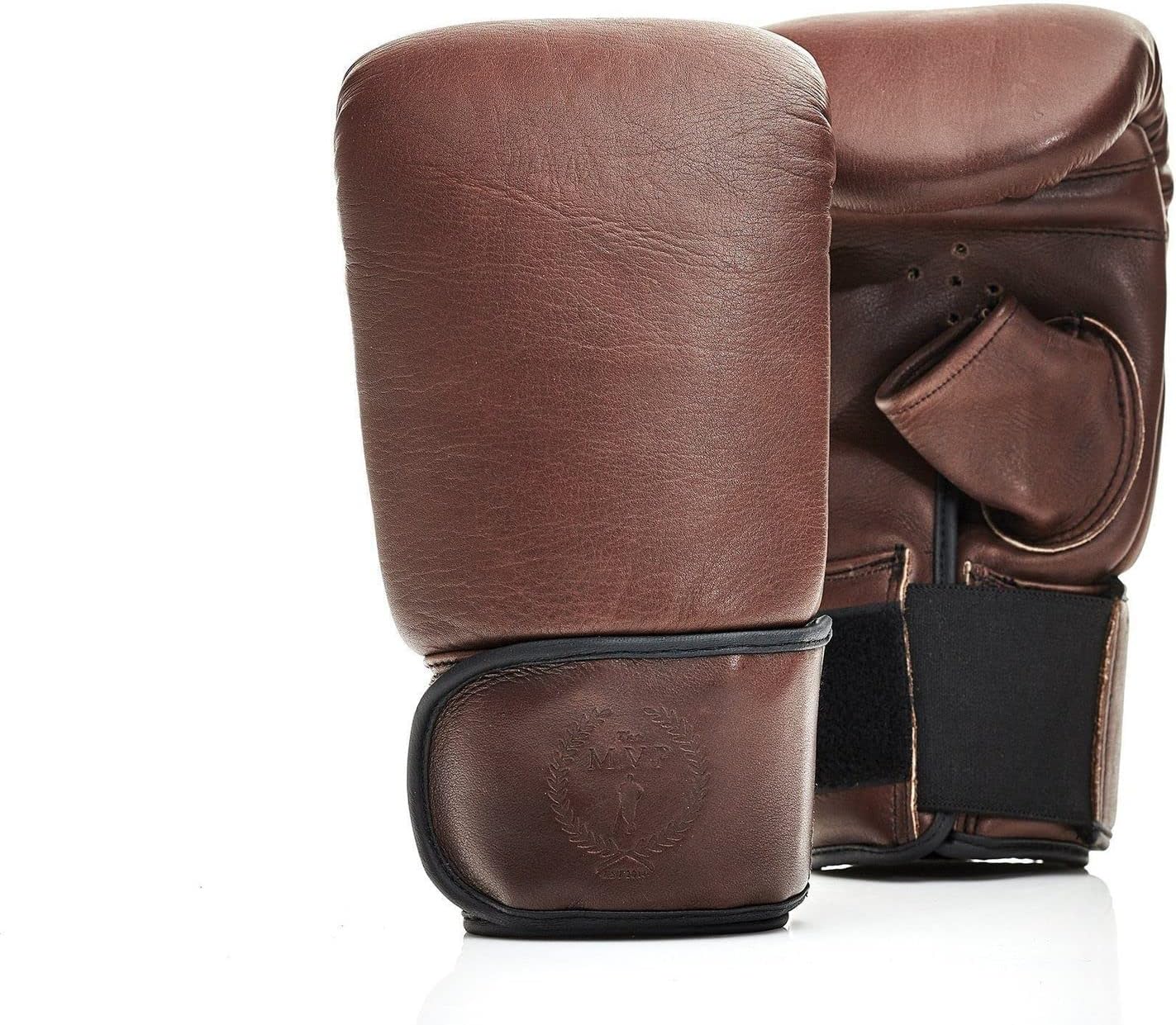 Modest Vintage Player, PRO Heritage Brown Leather Bag Gloves - Genuine Full Grain Cowhide Leather