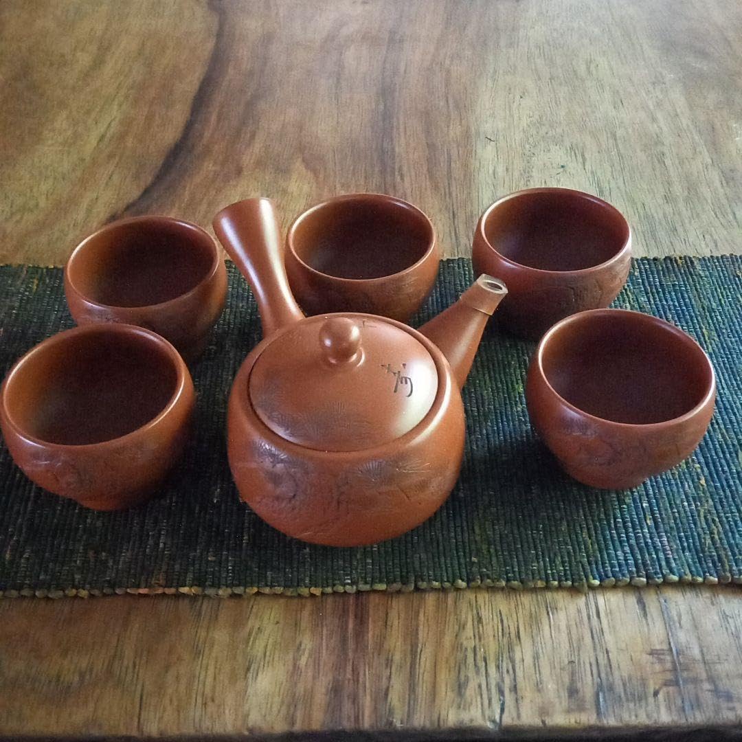 温故焼 温故 双獅子耳 宝瓶 暗香浮動　朱泥彫 茶器 茶道具 温故焼 温故 双獅子耳 宝瓶 暗香浮動 朱泥彫 茶器 茶道具 - メルカリ
