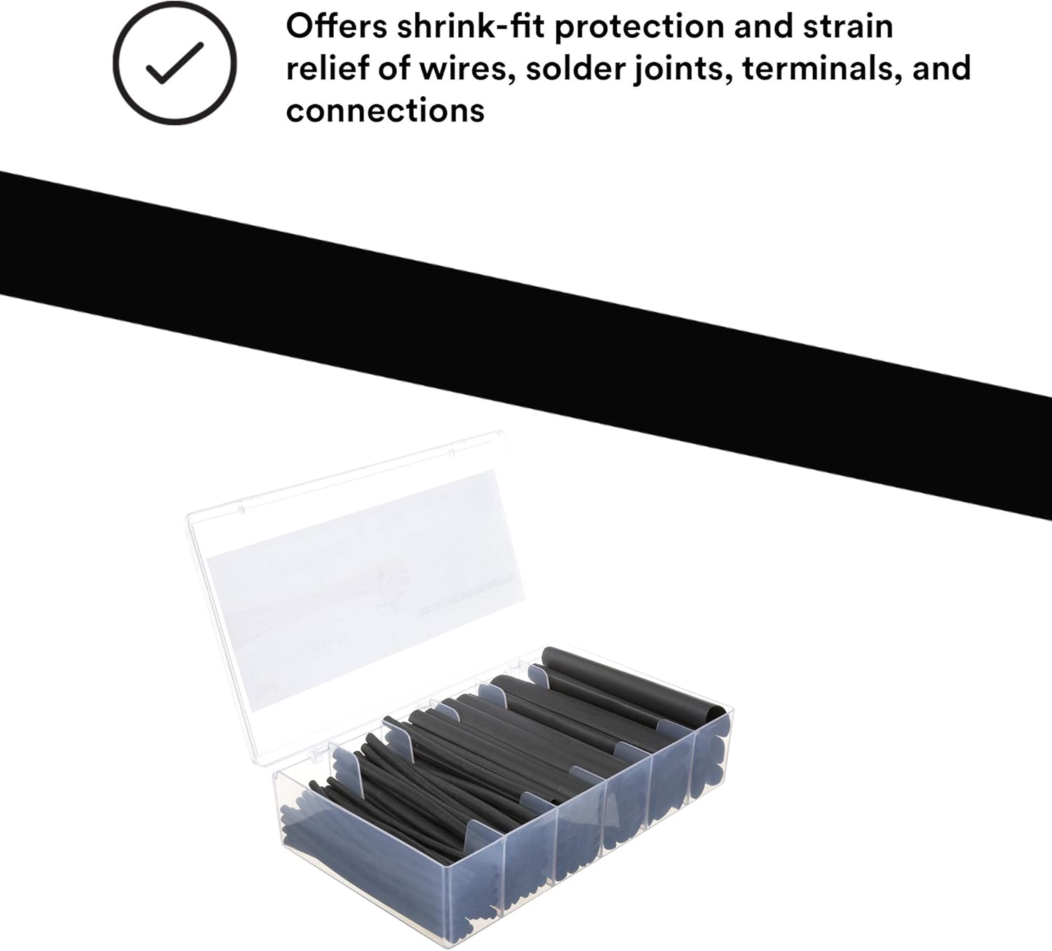 Buy 3m Heat Shrink Tubing Fp 301 Black Assorted Black Kit 1 Kit With 102 Tubes Online In Vietnam B000b5re12