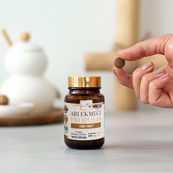 Bee'o Up Arı Ekmeği Propolis Emme Tablet, 60 Adet, Yetişkin