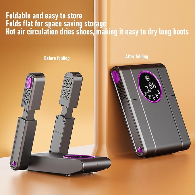 Secador de Zapatos Plegable Vikye portátil y automático miniatura 4