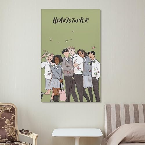 Miniatura 7 de Heartstopper - Pósteres de TV de temporada 2 (7) impresiones artísticas en lienzo para decoración de pared, decoración de habitación, decoración de