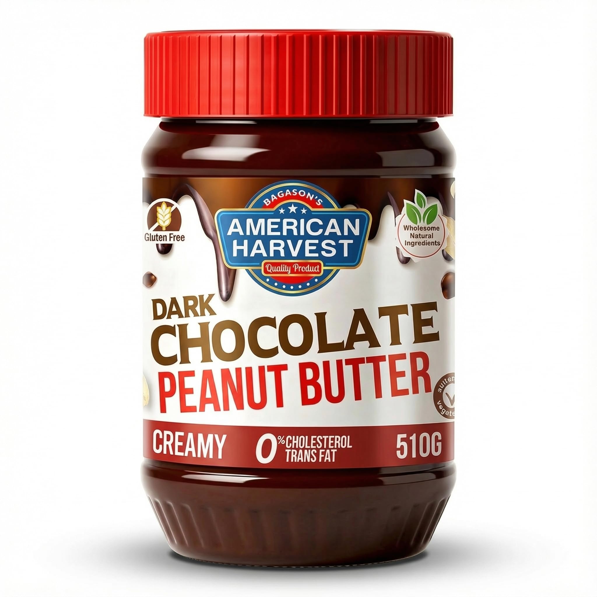 Dark Chocolate Peanut Butter - Creamy 510g